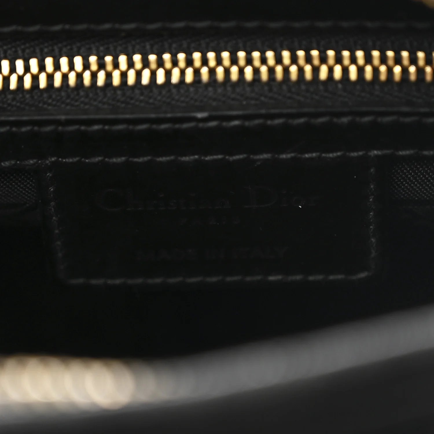 Patent Cannage Medium Lady Dior Black