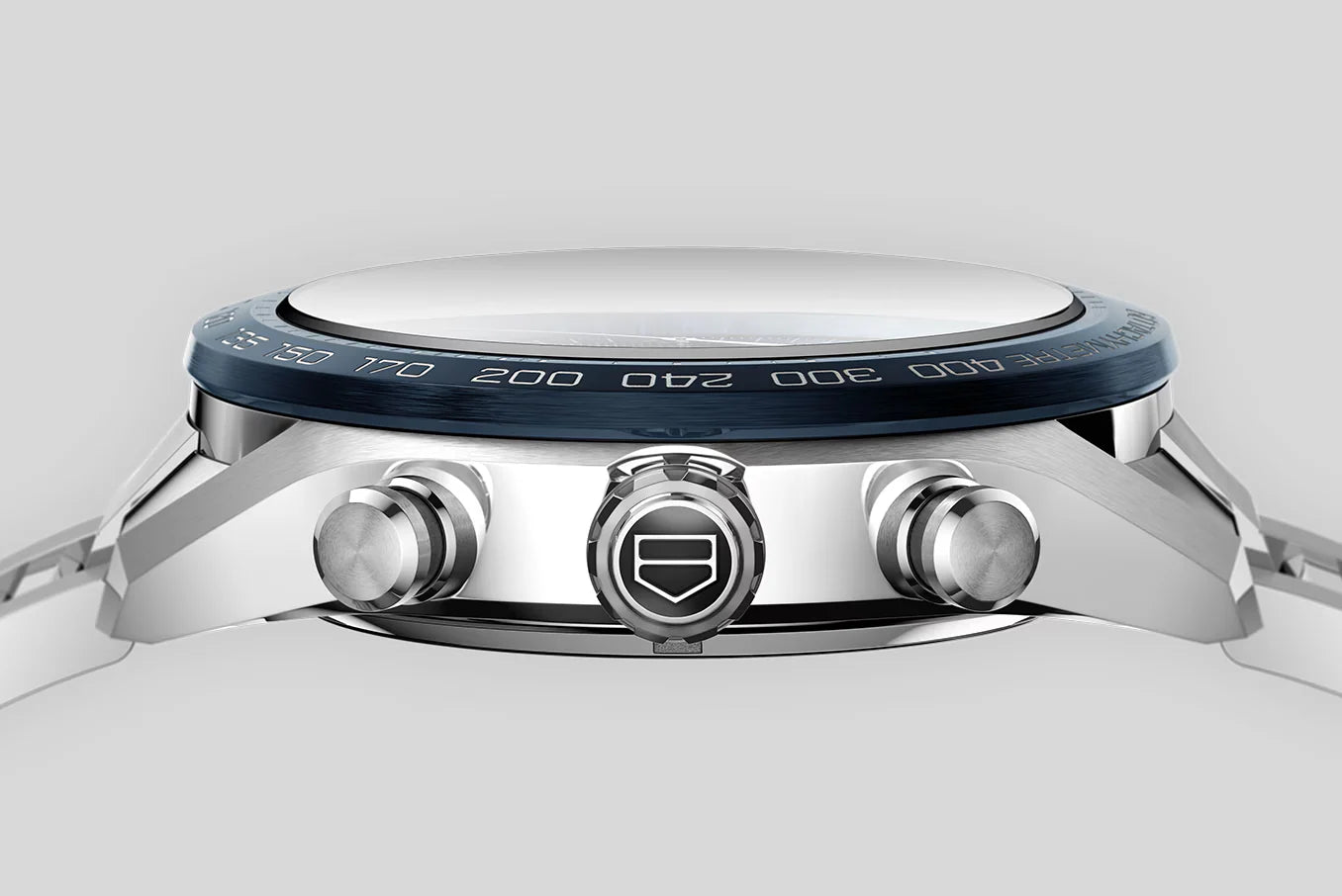 Unworn  Carrera Chronograph, Stainless Steel and Ceramic, 44Mm, Ref# CBN2A1A.BA0643, Box & Papers