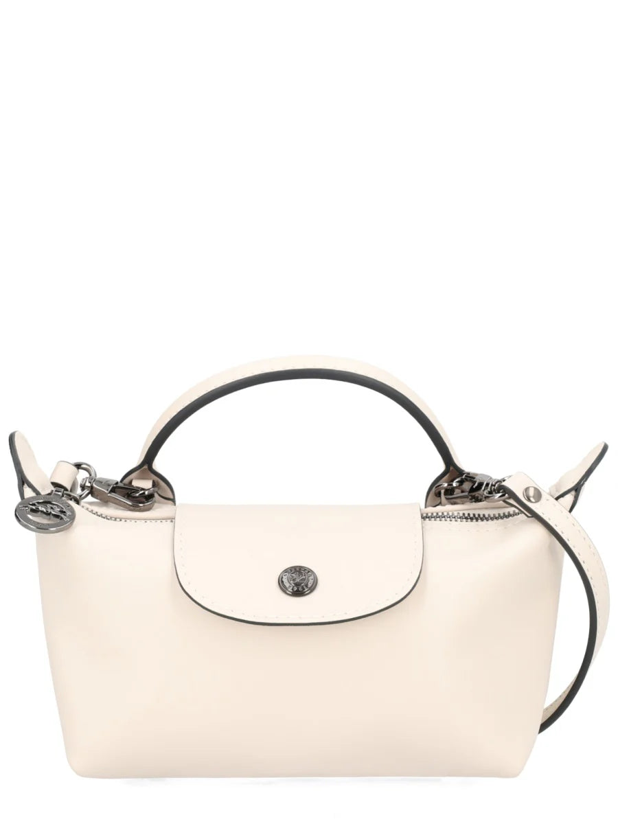 POWDER LEATHER CROSSBODY BAG