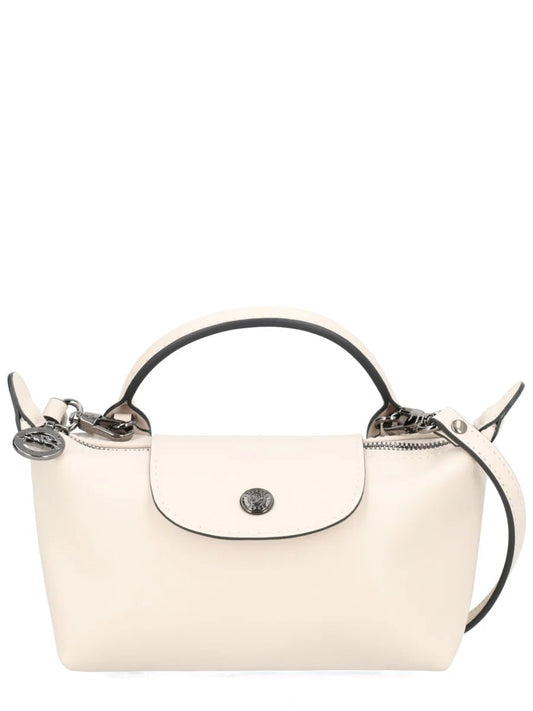 POWDER LEATHER CROSSBODY BAG