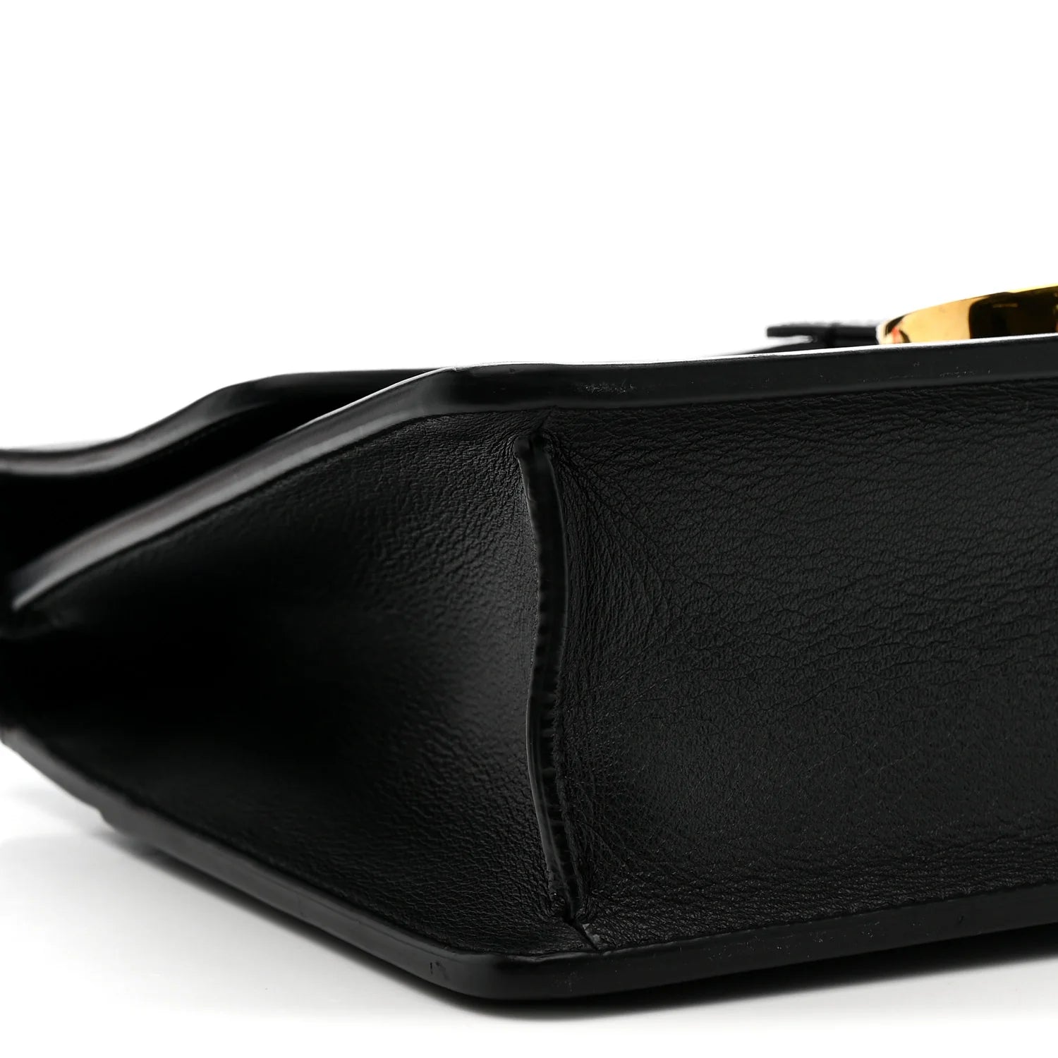 Smooth Calfskin 30 Montaigne Flap Bag Black