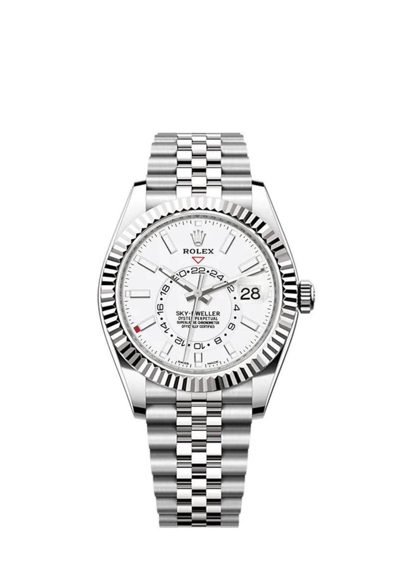 Sky-Dweller 42Mm, Oystersteel and 18K White Gold, Ref# 326934-0002