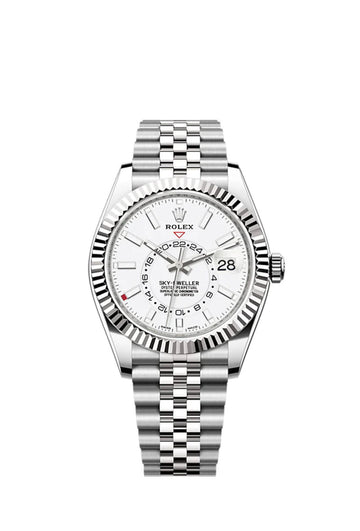 Sky-Dweller 42Mm, Oystersteel and 18K White Gold, Ref# 326934-0002