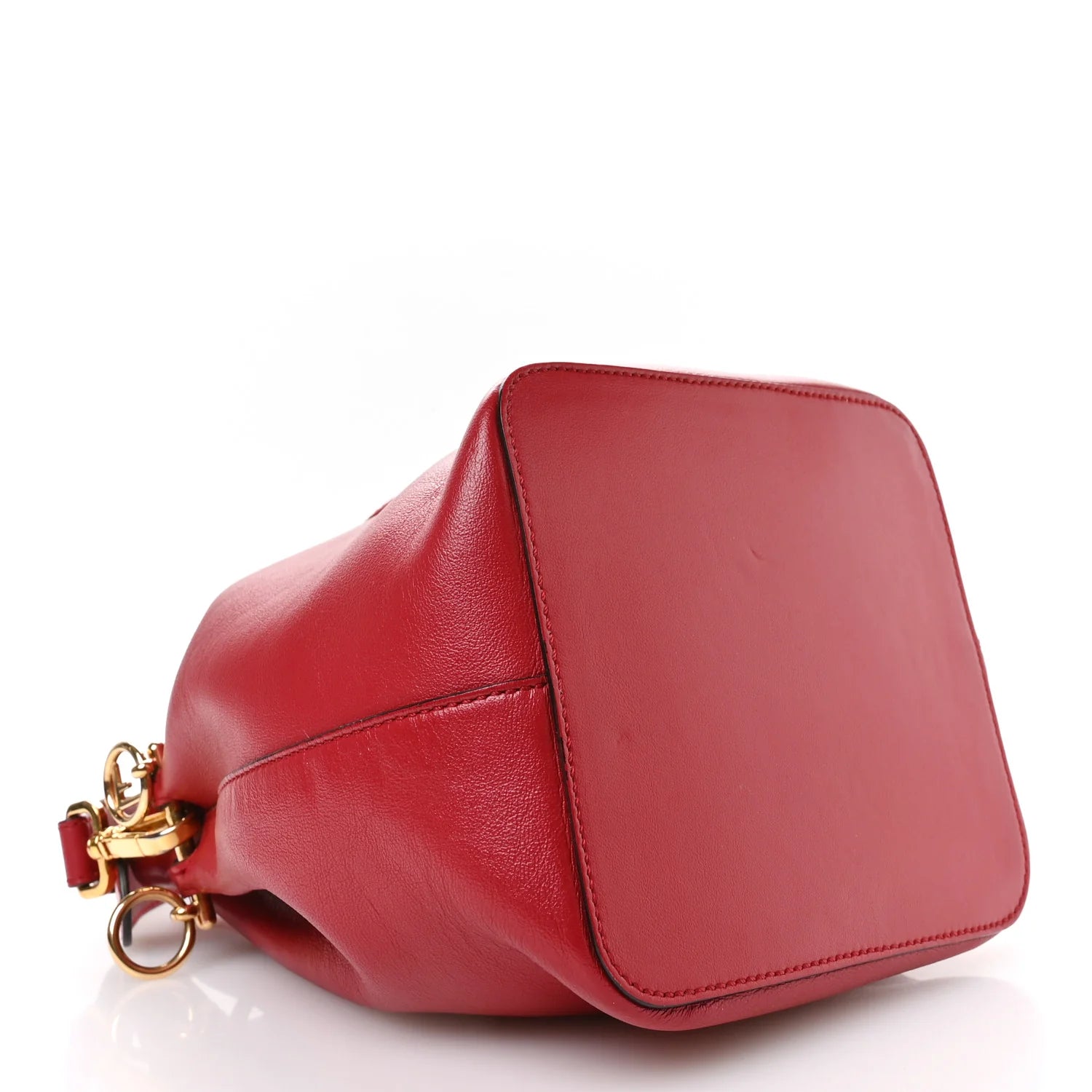 Vitello Grace Matte F Is  Grande Mon Tresor Bucket Bag Fragola