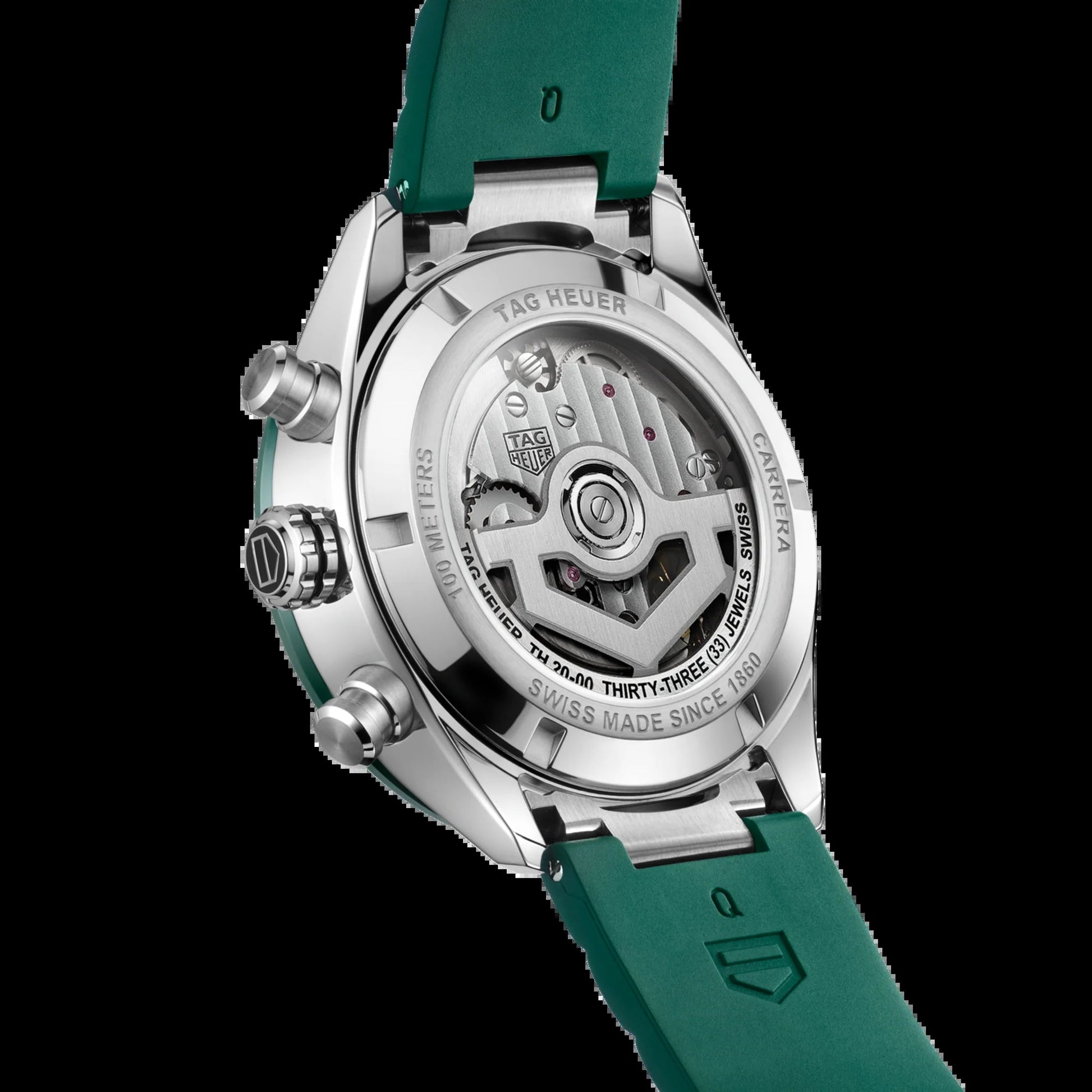 Unworn  Carrera Chronograph, Stainless Steel and Ceramic, 44Mm, Ref# CBN2A1N.FT6238, Box & Papers