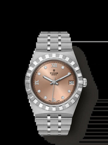 Royal, Stainless Steel with Diamond-Set, 34Mm, Ref# M28400-0011