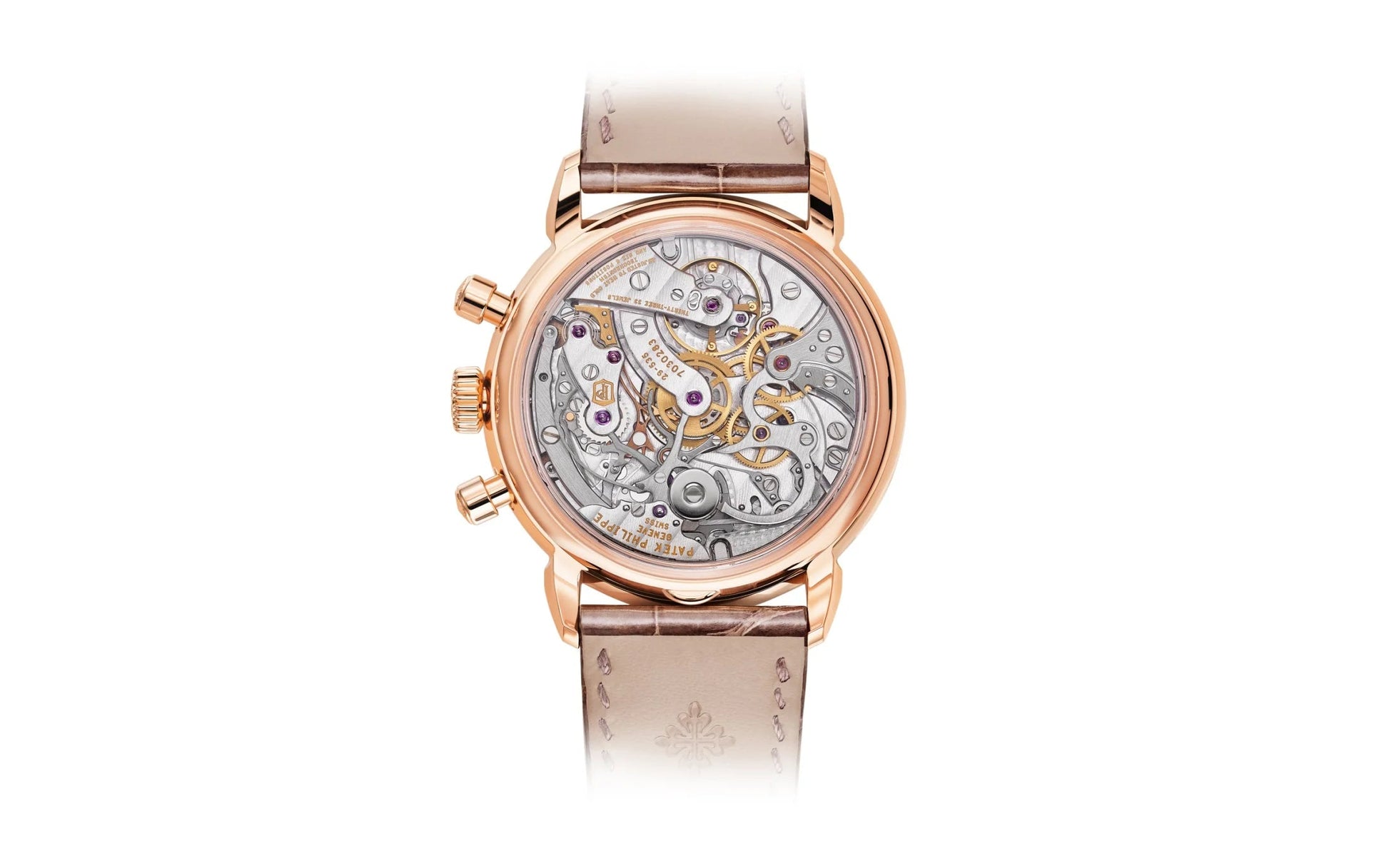 Complication, 18K Rose Gold, Ladies Chronograph 38Mm, 99 Diamonds: ~0.99 Ct., Ref# 7150/250R-001