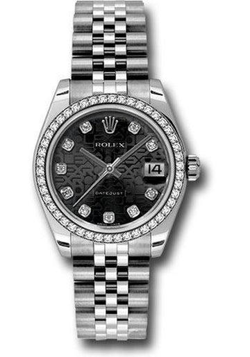Rolex Datejust 31Mm Watch 178384Bkjdj