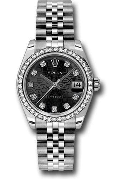 Rolex Datejust 31Mm Watch 178384Bkjdj
