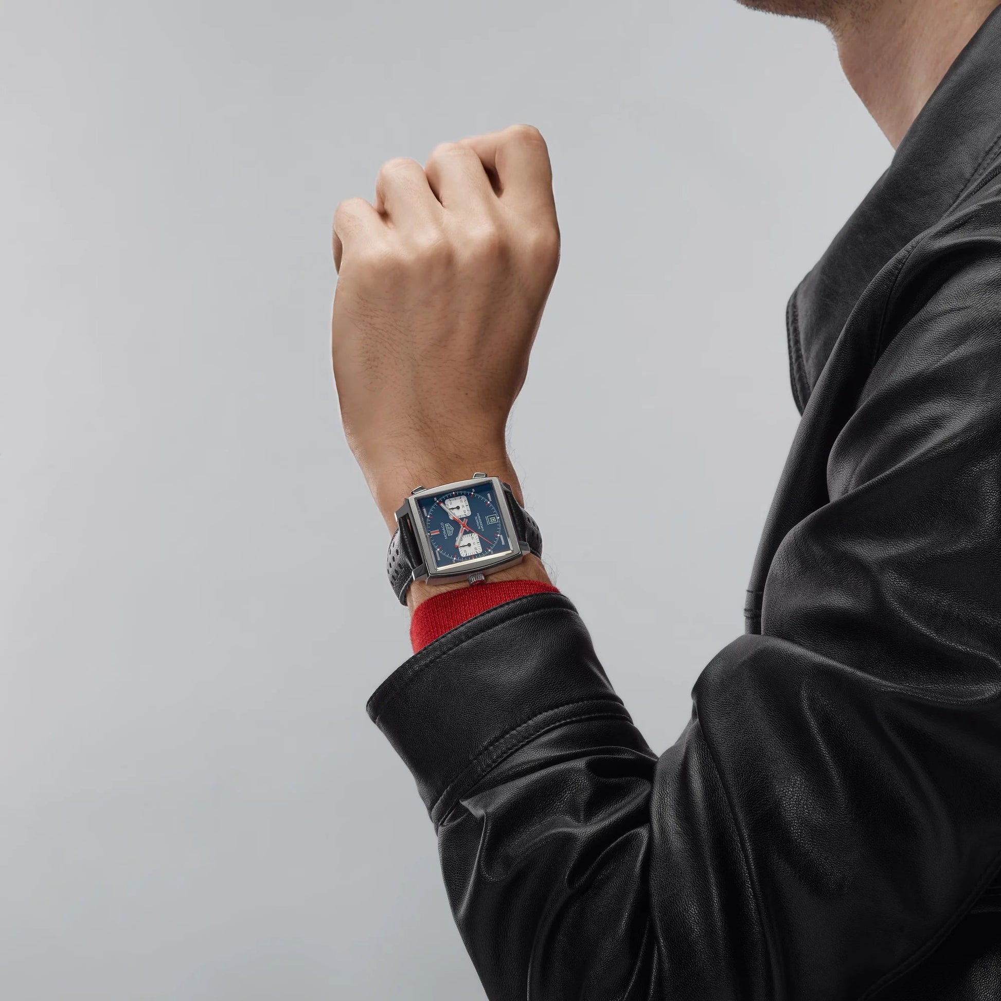 Unworn  Monaco Chronograph Automatic, Ref# CAW211P.FC6356, Box and Papers