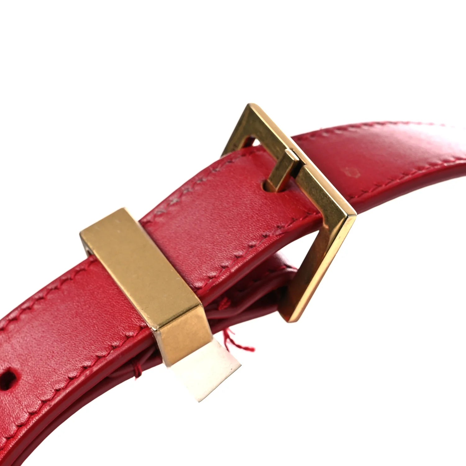 Smooth Calfskin Manhattan Shoulder Bag Rouge Eros