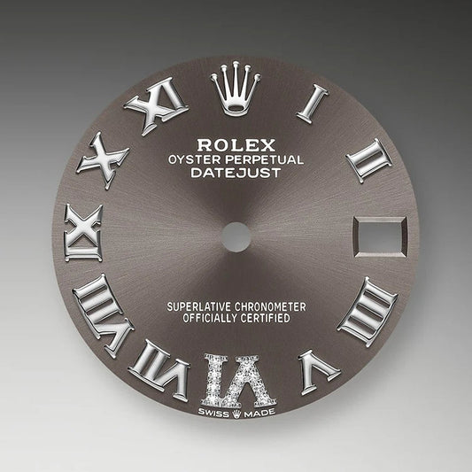 Datejust 31, Oystersteel, 18Kt White Gold and Diamonds, Ref# 278344RBR-0030