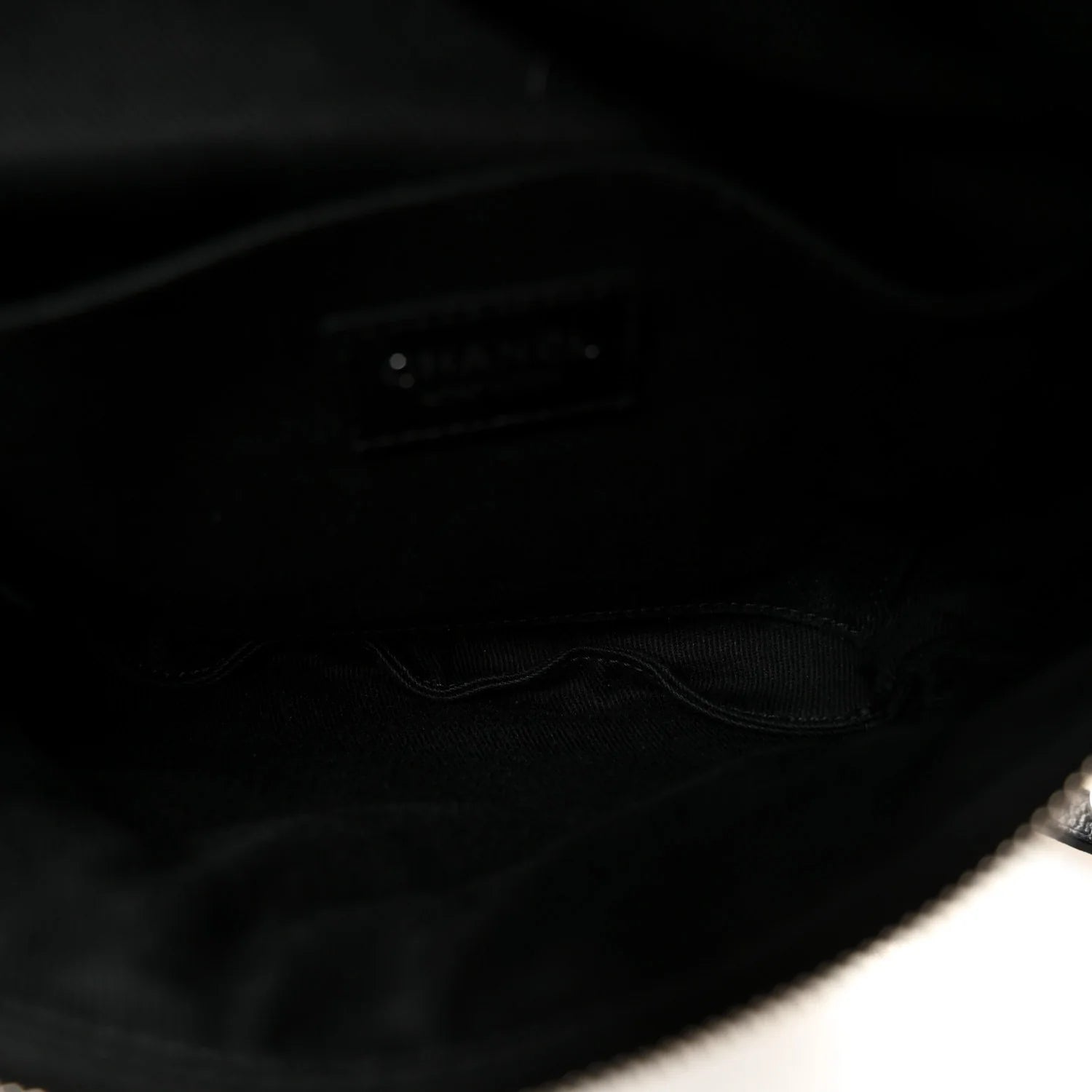 Grained Calfskin Quilted Waist Belt Bag Black