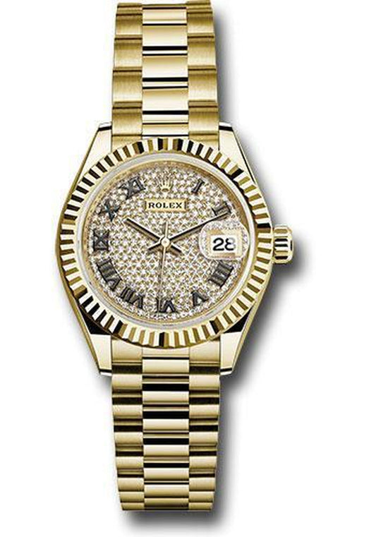 Rolex Lady Datejust 28Mm Watch: 279178 Dprp