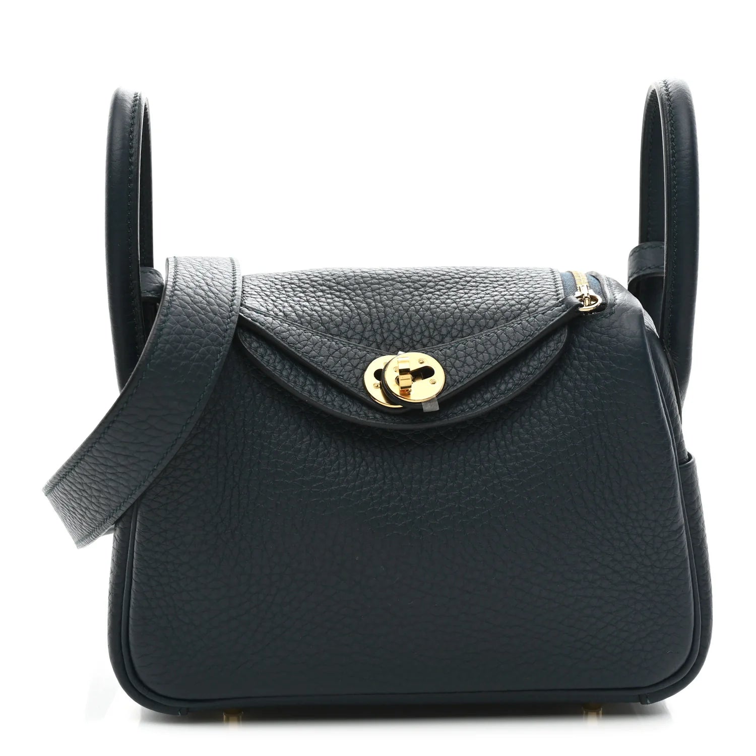 Taurillon Clemence Mini Lindy 20 Vert Cypress