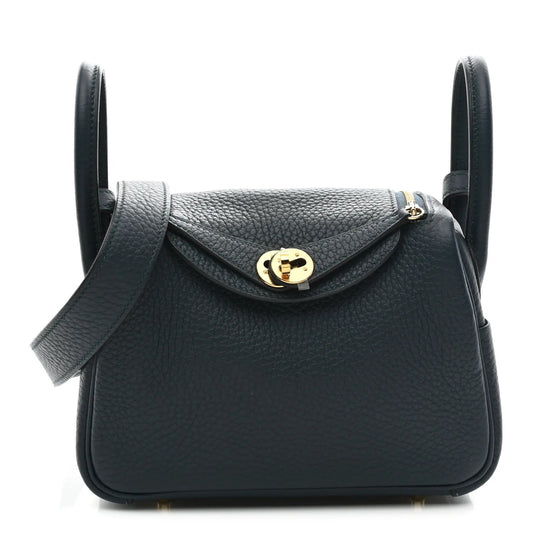 Taurillon Clemence Mini Lindy 20 Vert Cypress