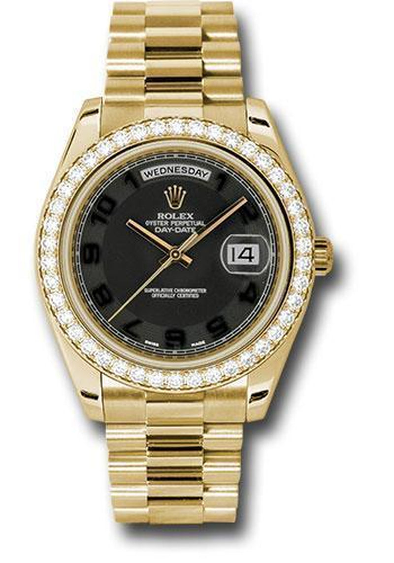 Rolex Oyster Perpetual Day-Date II President 218348 Bkcap