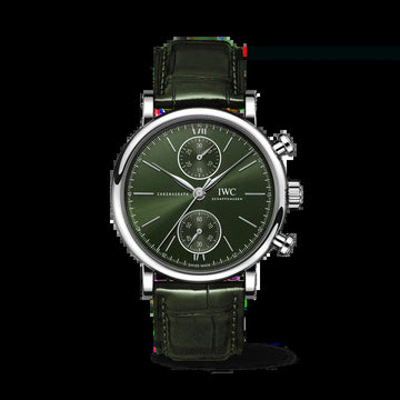 Unworn  Portofino Chronograph 39, Stainless Steel, 39Mm, Ref# IW391405, Box and Papers