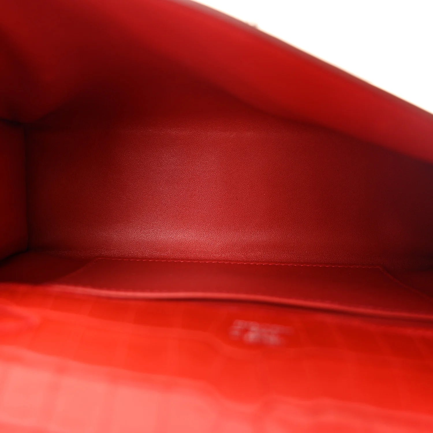 Matte Alligator Kelly Pochette Bougainvillea