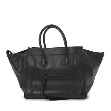 Supple Calfskin Medium Phantom Luggage Khaki