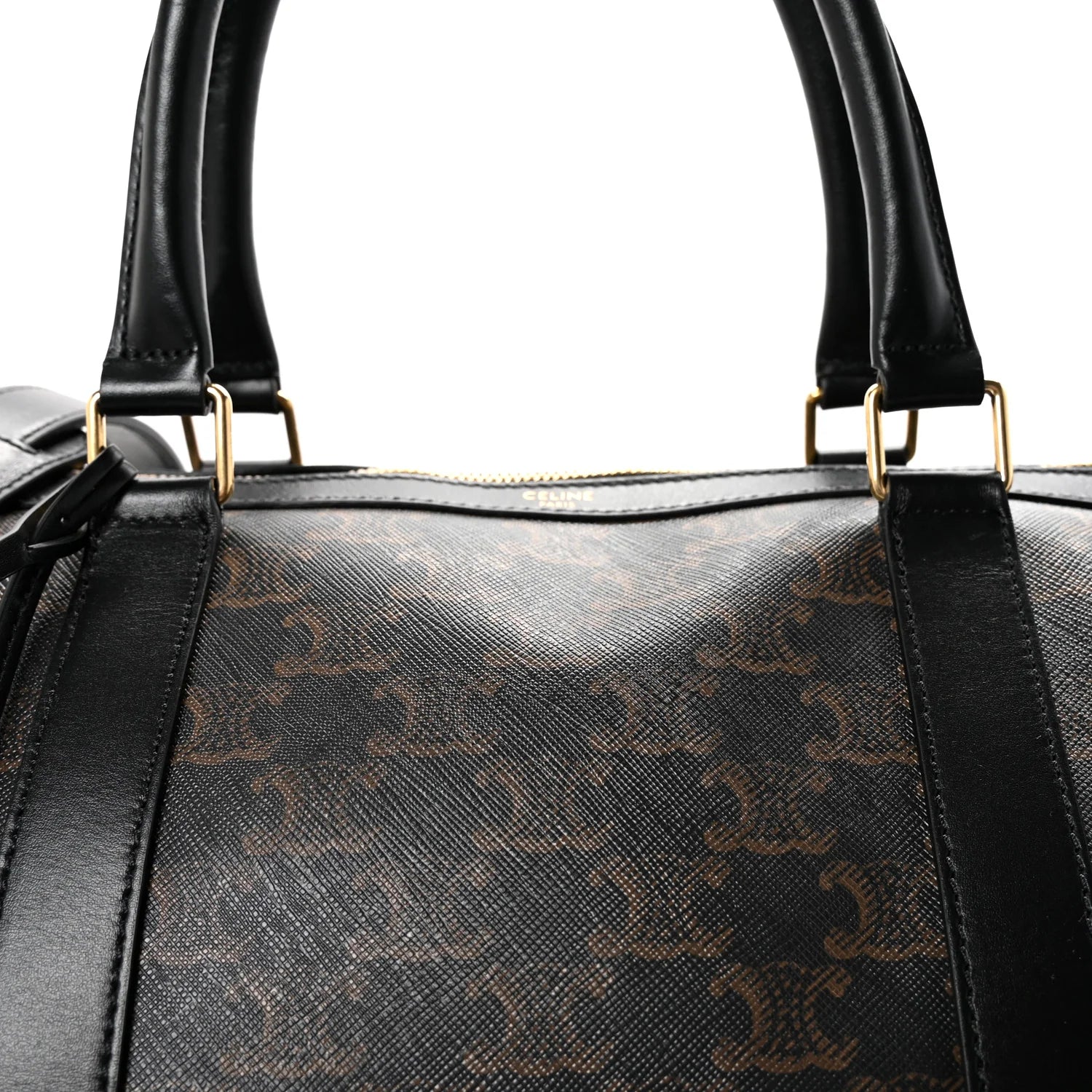 Triomphe Canvas Medium Voyage Duffle Black