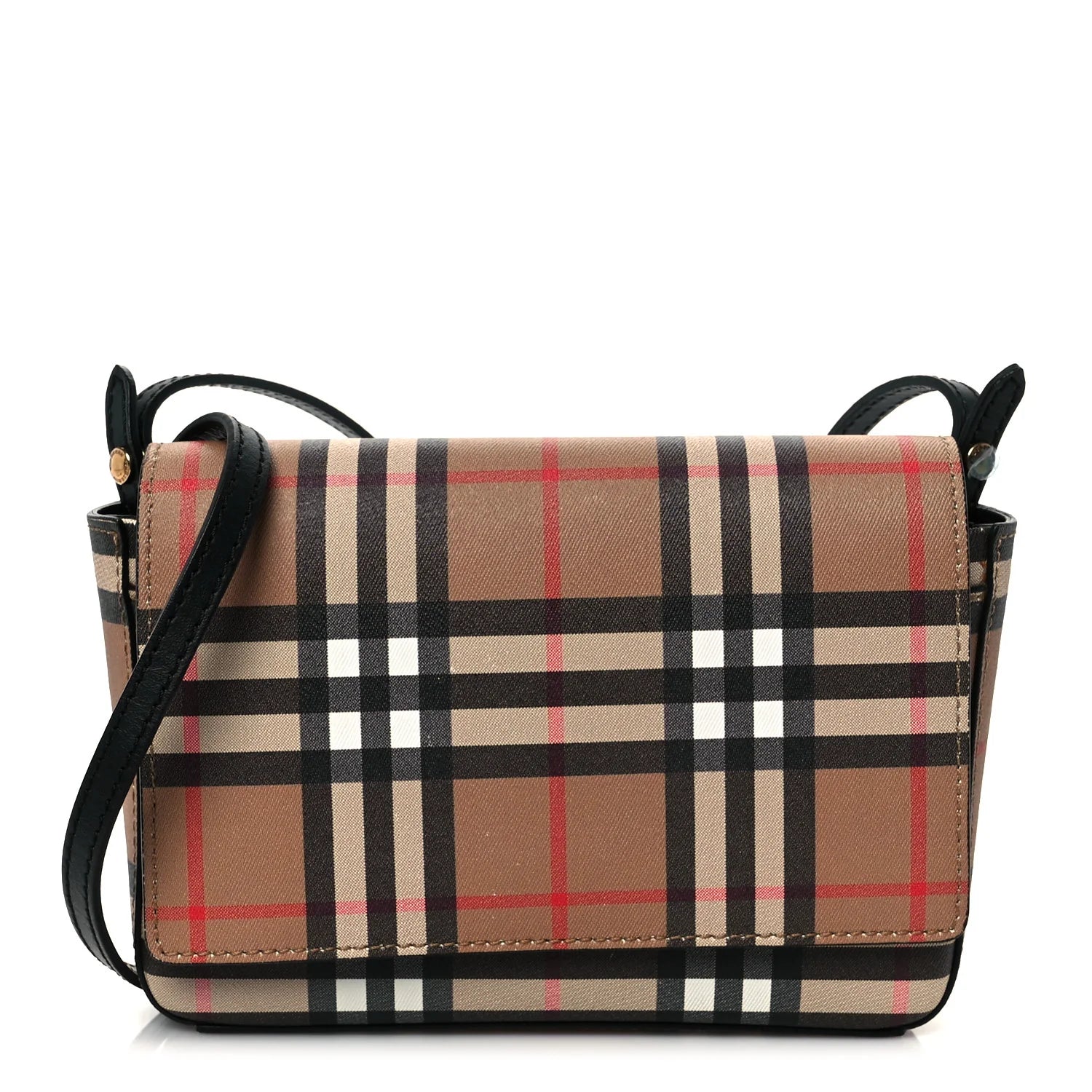 House Check Tartan Mix Hampshire Crossbody Black