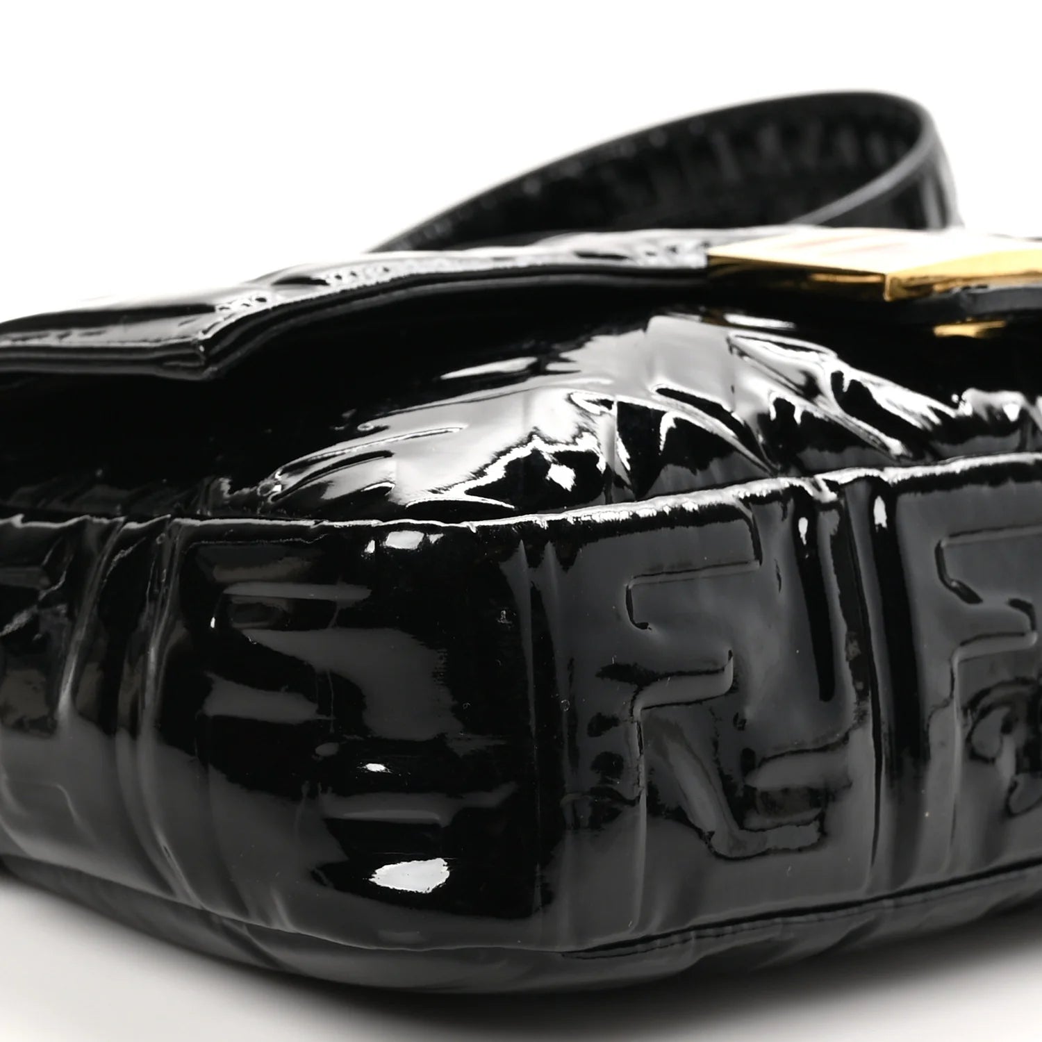 Patent FF 1974 Embossed Baguette Black