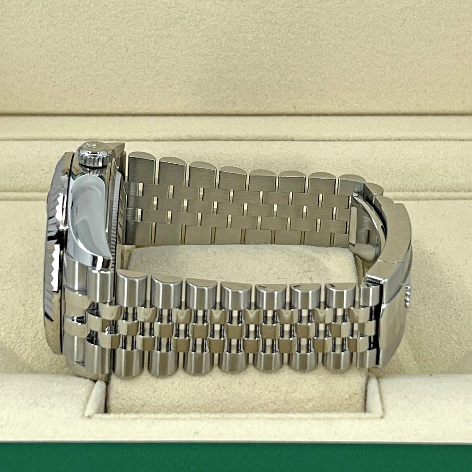 Sky-Dweller Stainless Steel and 18K White Gold Blue 42Mm Jubilee, Ref# 326934-0004