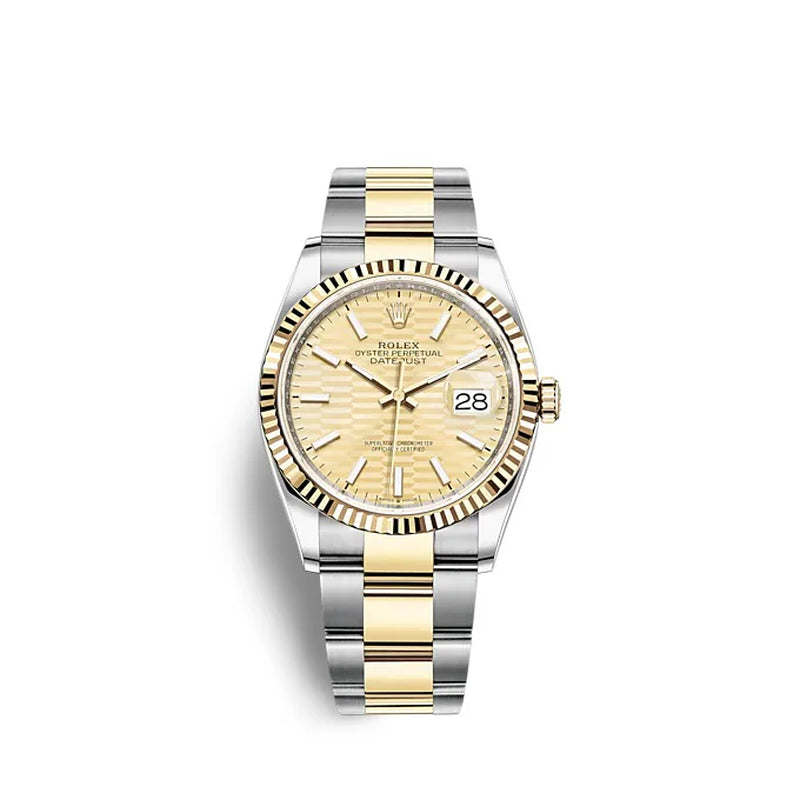 Datejust 36 Oystersteel and Yellow Gold Ref# 126233-0040