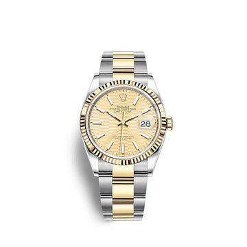 Datejust 36 Oystersteel and Yellow Gold Ref# 126233-0040