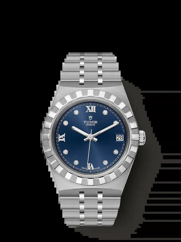 Royal, Stainless Steel and Diamond-Set, 34Mm, Ref# M28400-0007