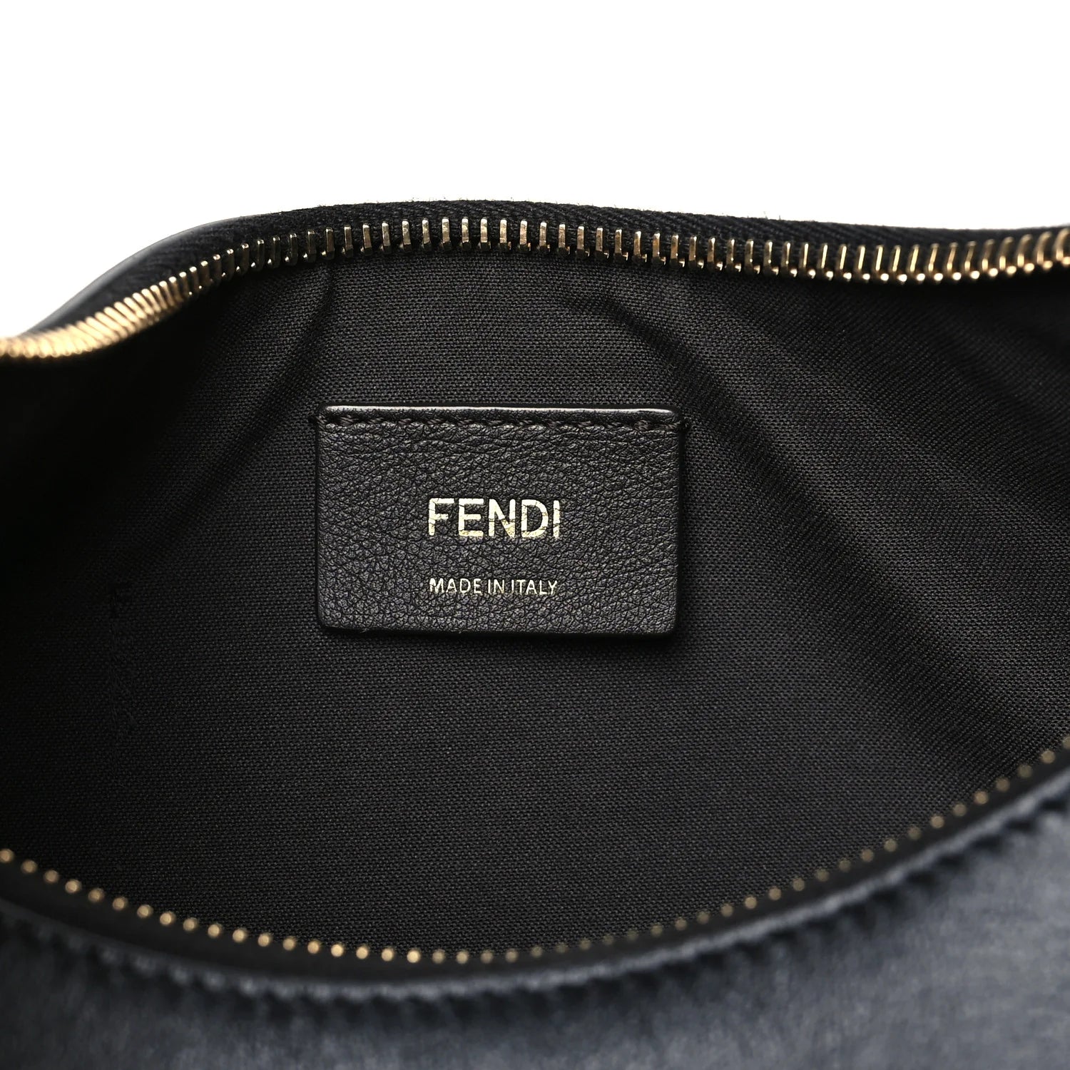 Vitello Grace Matte Whipstitch Small graphy Hobo Bag Black