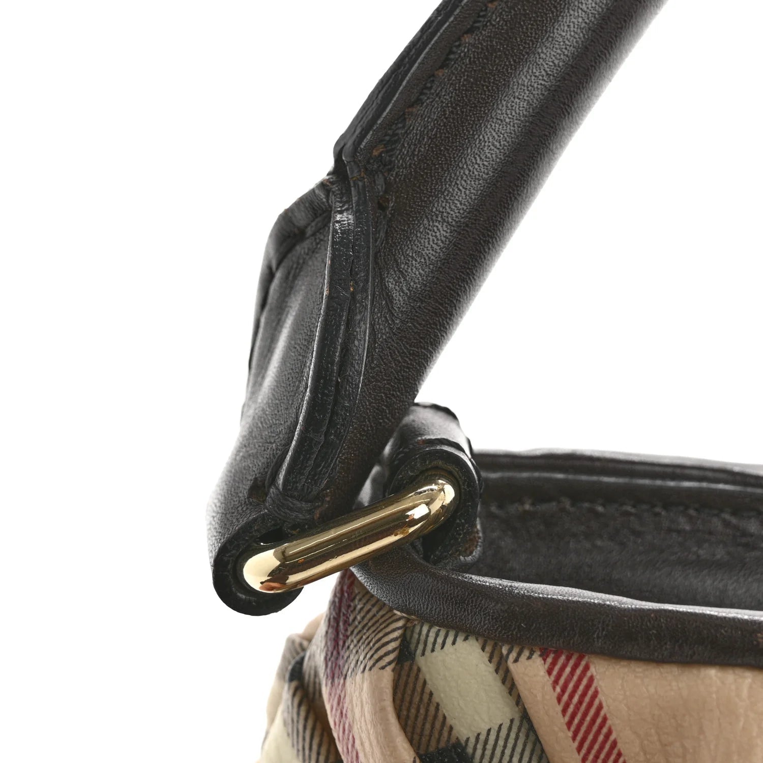 Haymarket Check Knot Shoulder Bag Chocolate