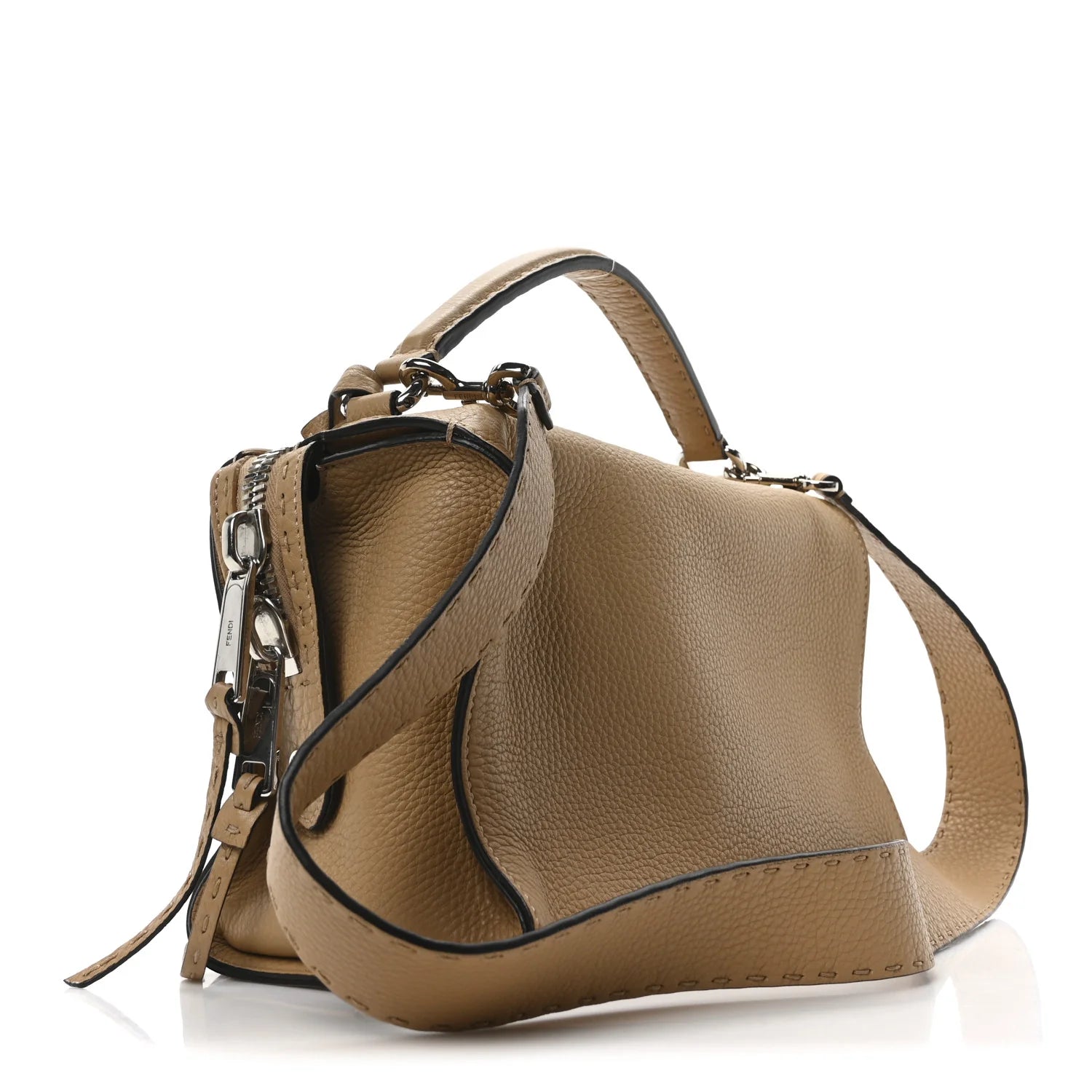 Cuoio Romano Selleria Lei Boston Tote Miele Scuro