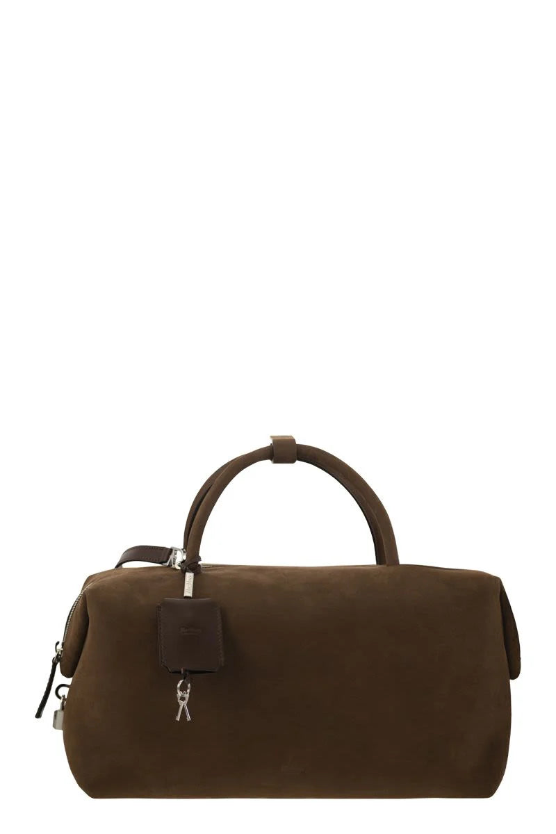 HOLDALLSUEDE LARGE SATCHEL in NUBUCK LEATHER