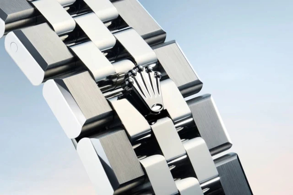 Unworn 2025,  Land-Dweller 40, Oystersteel and 18K White Gold, Intense White Dial, Fluted Flat Jubilee, Ref# 127334-0001, Box and Papers