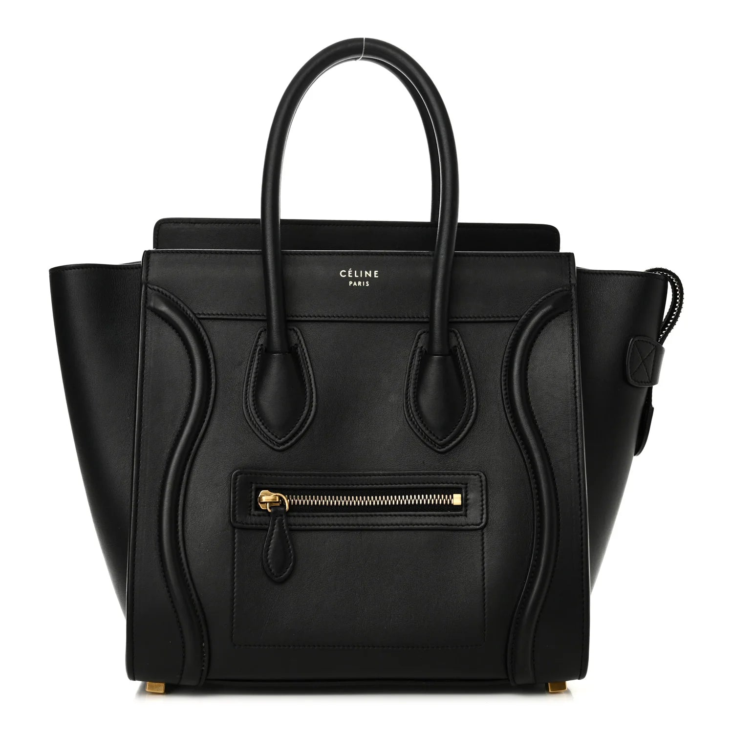 Smooth Calfskin Micro Luggage Black