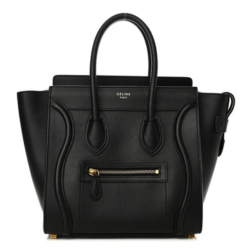 Smooth Calfskin Micro Luggage Black