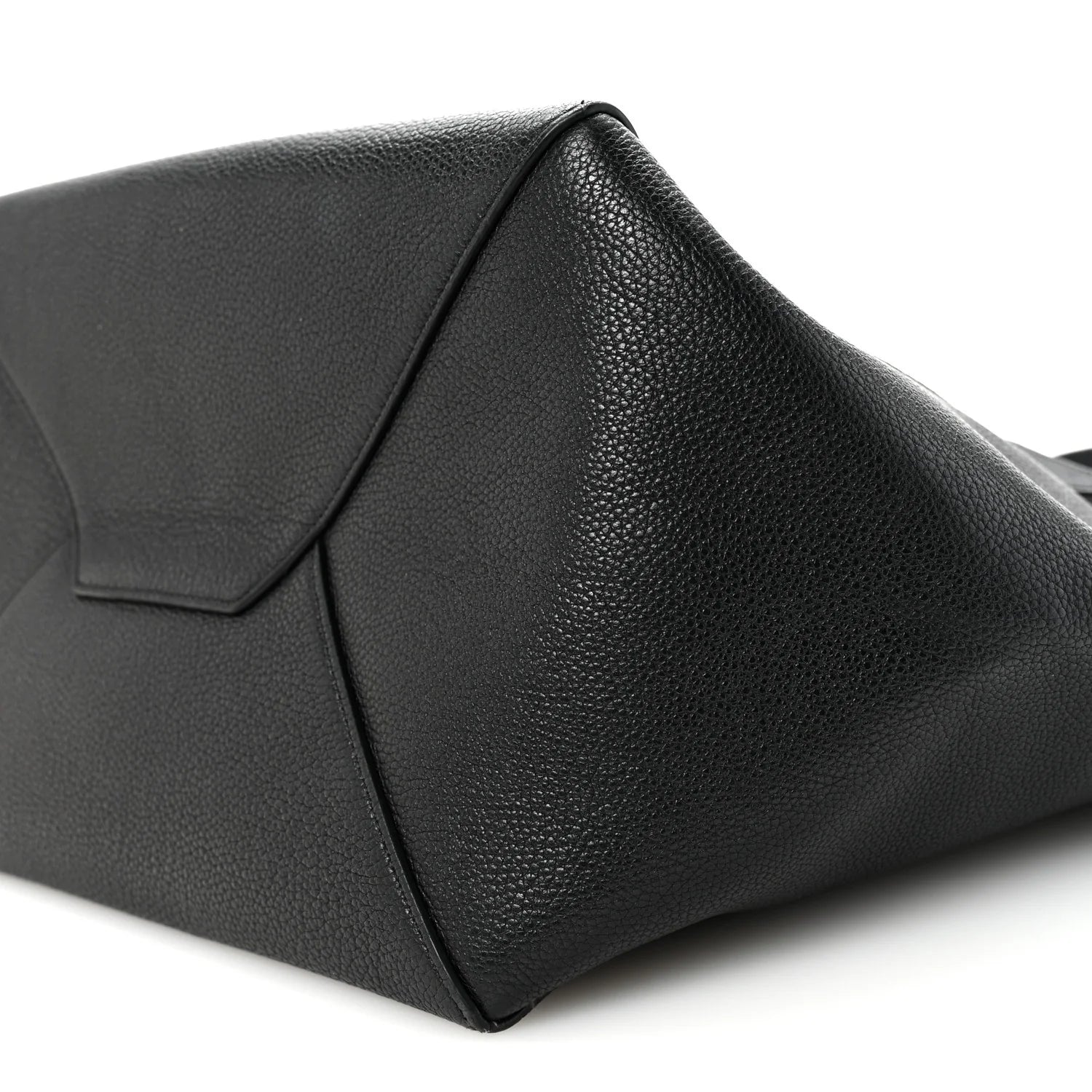 Soft Grained Calfskin Medium Belt Cabas Phantom Black