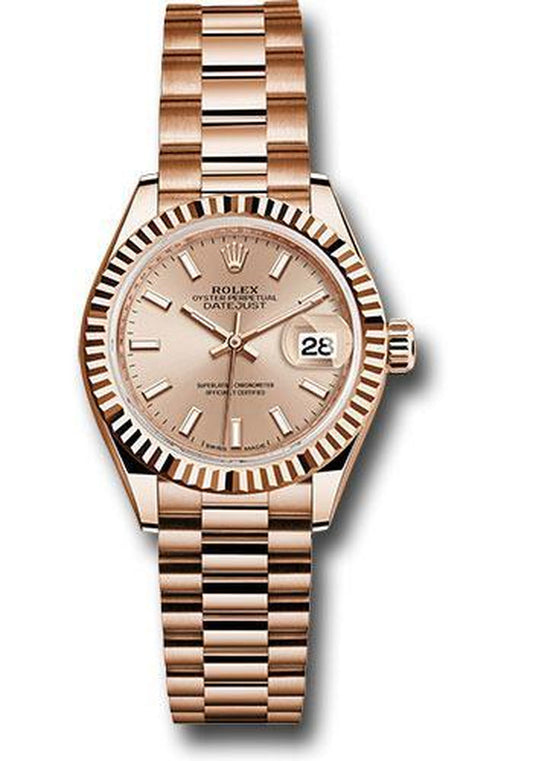 Rolex Lady Datejust 28Mm Watch 279175 Pip