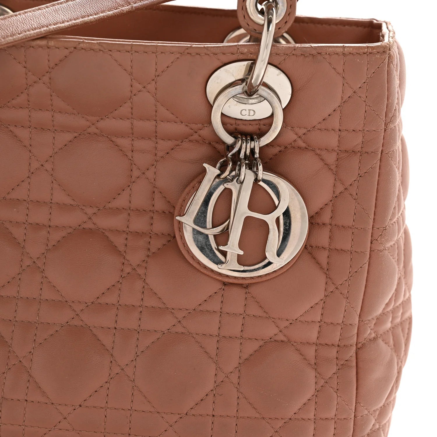 Lambskin Cannage Medium Lady Dior Fard
