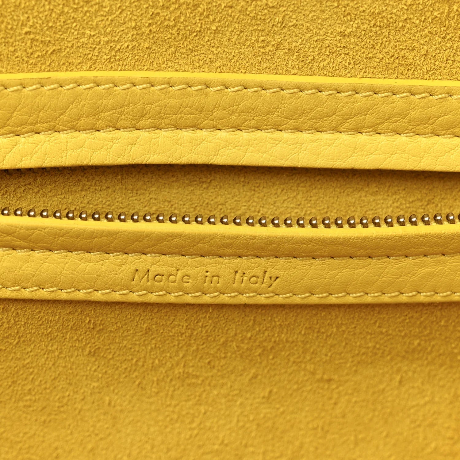 Supple Calfskin Medium Phantom Luggage Sun Yellow