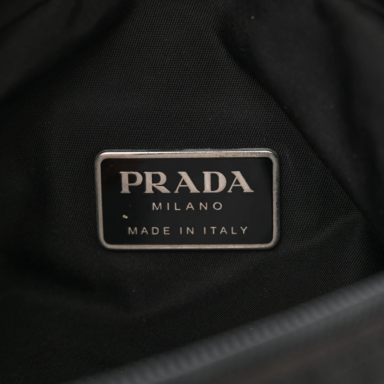 Tessuto Nylon Sport Shoulder Bag Black