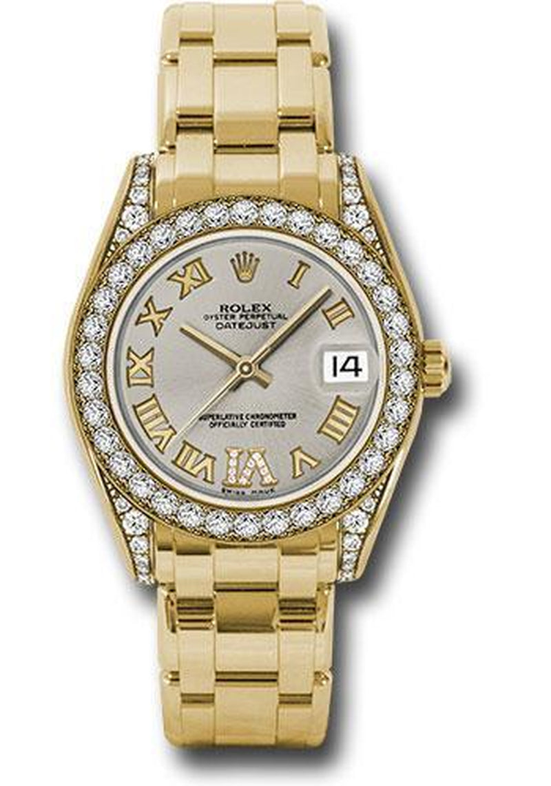 Rolex Datejust Pearlmaster 34Mm Watch: 81158 Sdr