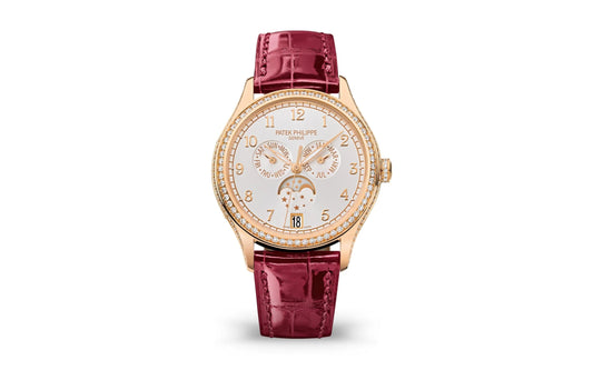 Complication, 18K Rose Gold Set with 155 Diamonds (~1.34 Ct), 38Mm, Annual Calendar Ref# 4947R-001