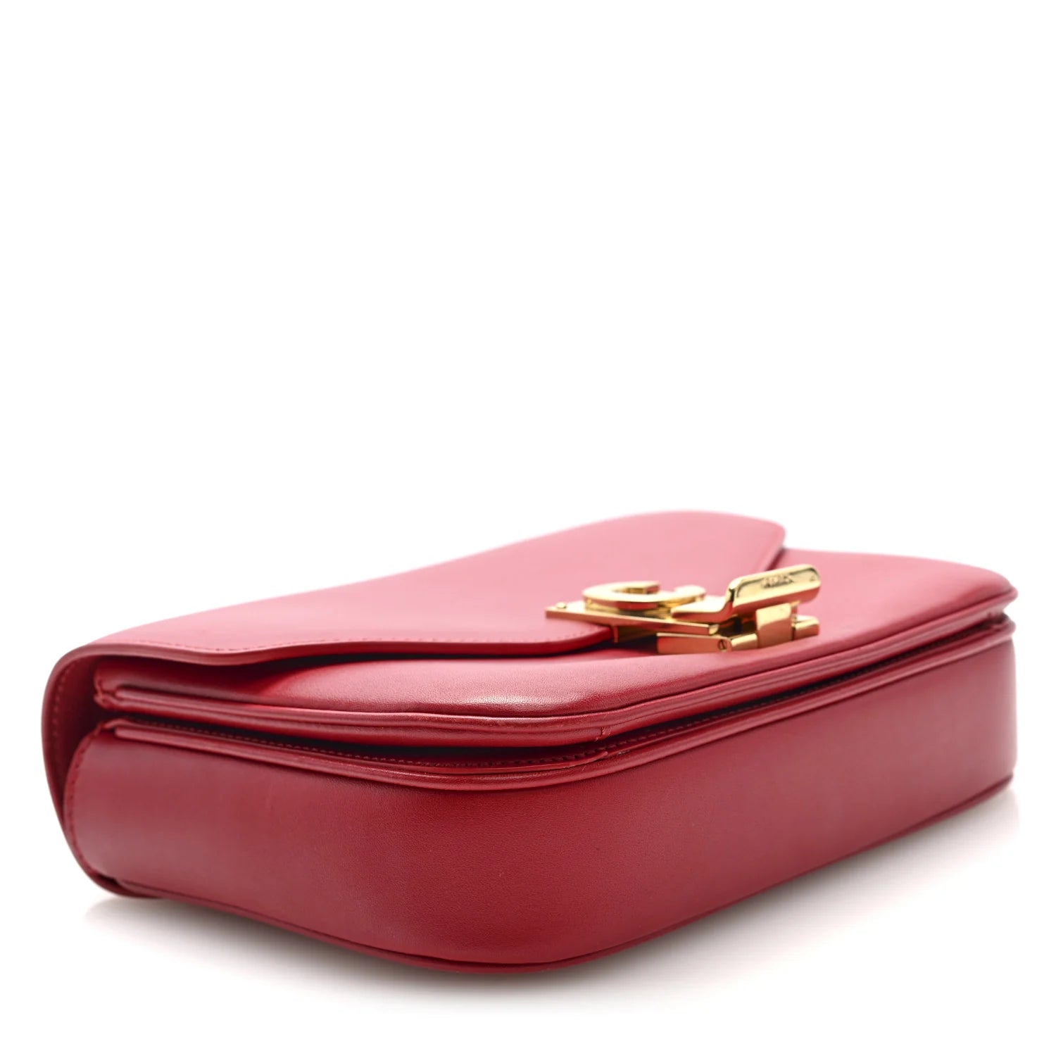 Shiny Calfskin Small C Bag Red