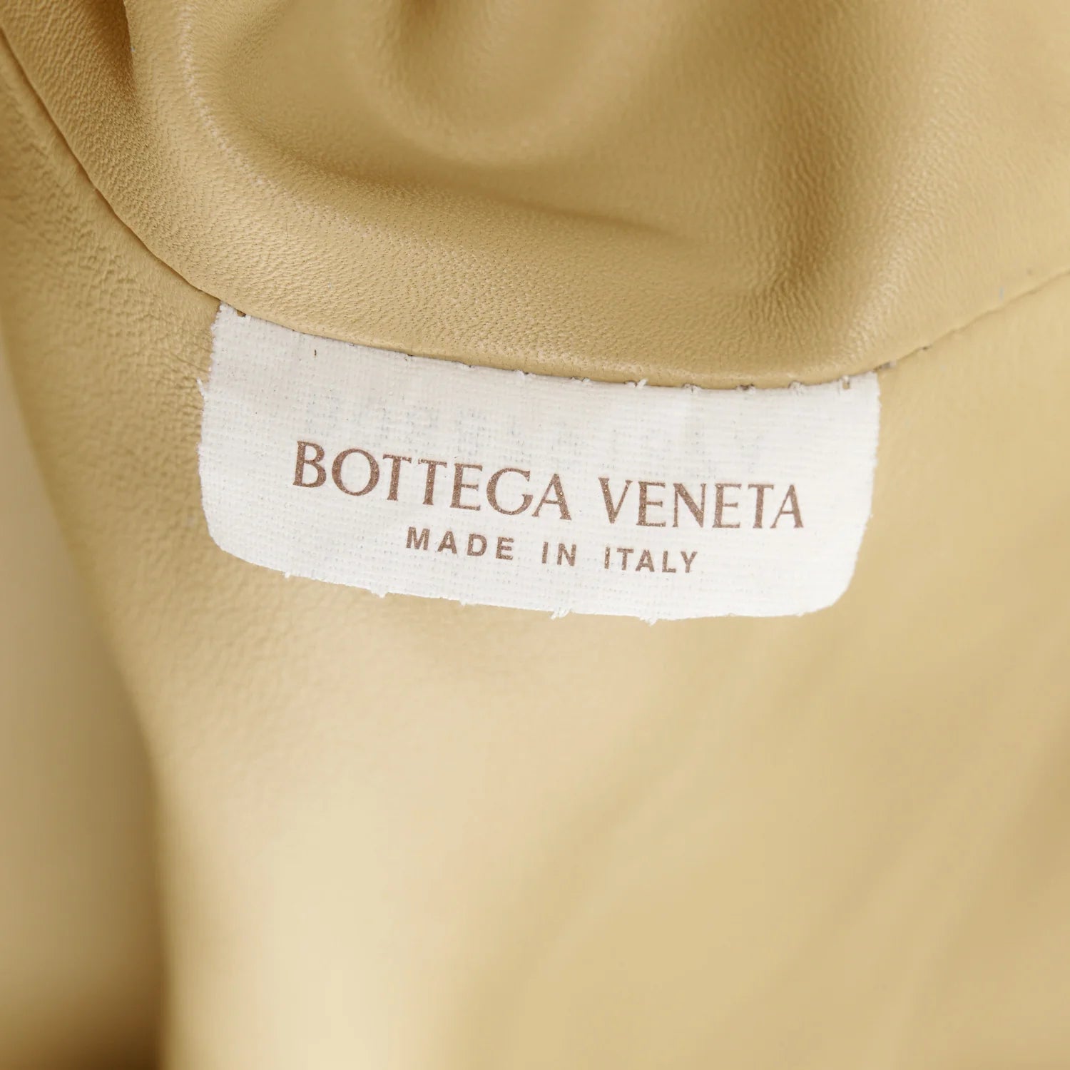 Smooth Butter Calf the Pouch Oversized Clutch Tapioca