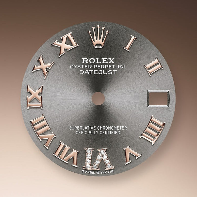 Datejust 31, Oystersteel and Everose Gold, Ref# 278241-0030