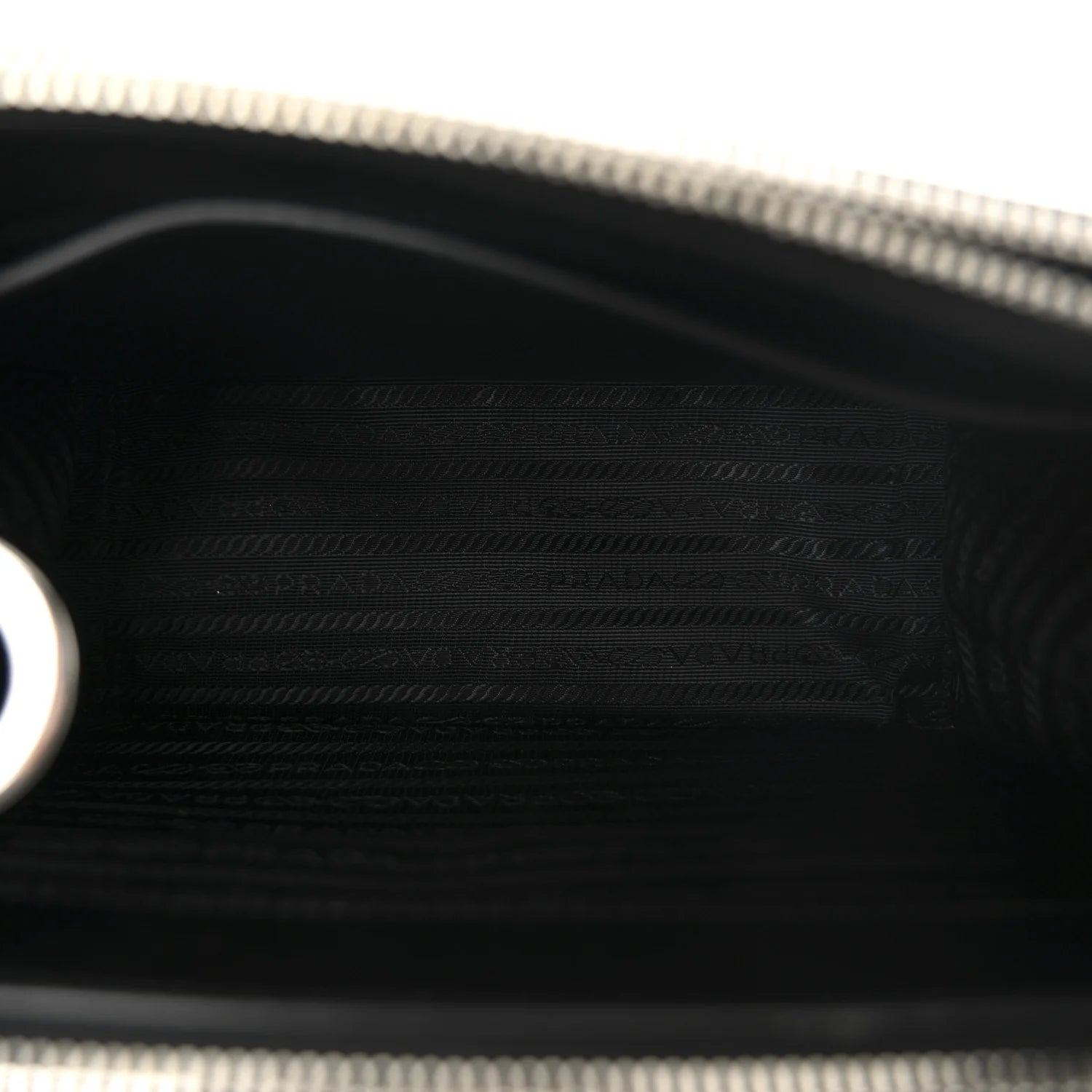 City Calf Double Zip Shoulder Bag Black