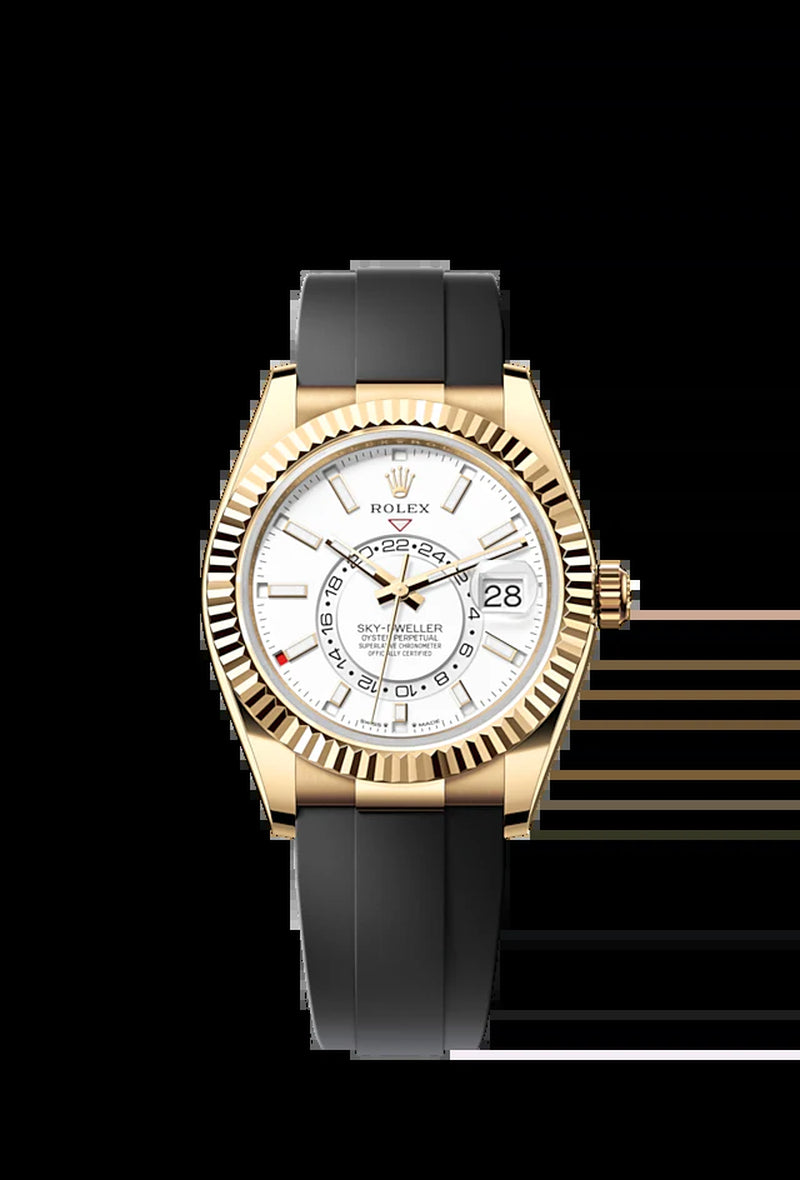 Sky-Dweller, 42Mm, 18K Yellow Gold, Ref# 336238-0003
